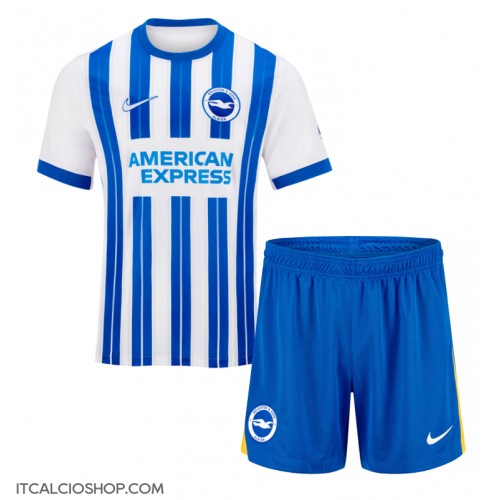 Brighton Danny Welbeck #18 Prima Maglia Bambino 2024-25 Manica Corta (+ Pantaloni corti)